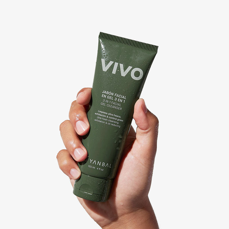 Jabón Facial en Gel 3 en 1
