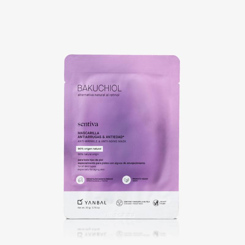 Mascarilla Antiarrugas y Antiedad Bakuchiol