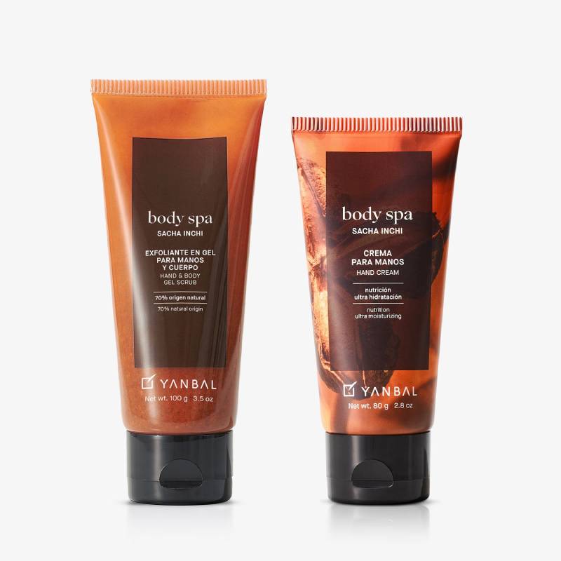 Set Exfoliante + Crema de Manos Sacha Inchi