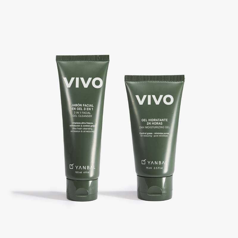 Set Jabón Facial 3 en 1 + Gel hidratante